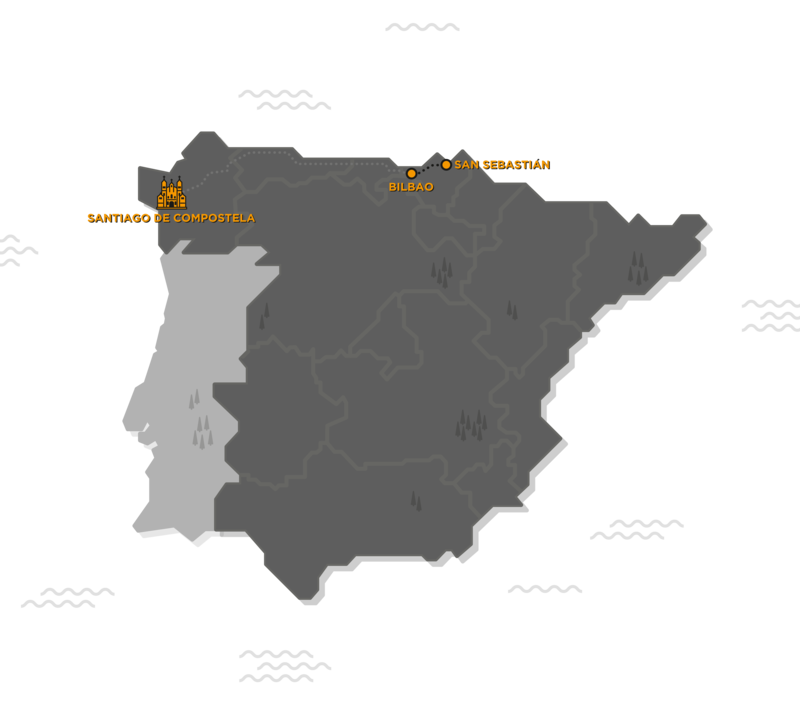 mapa ilustrado