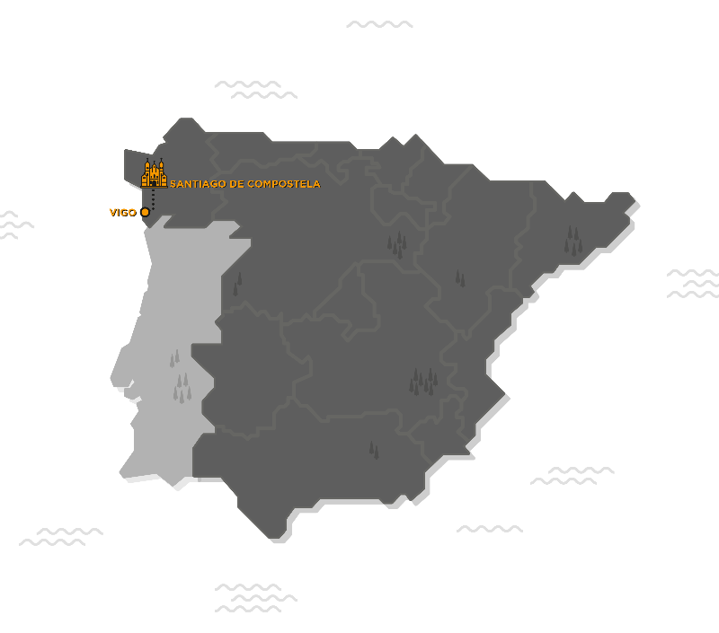 mapa ilustrado